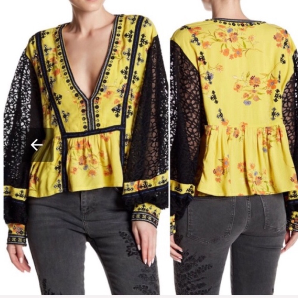 {Free People} Boogie Nights Boho Top